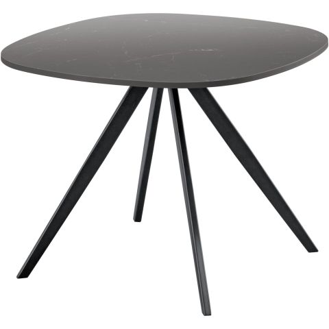 Salontafel Fitura keramiek 60x60 cm vierkant zwart