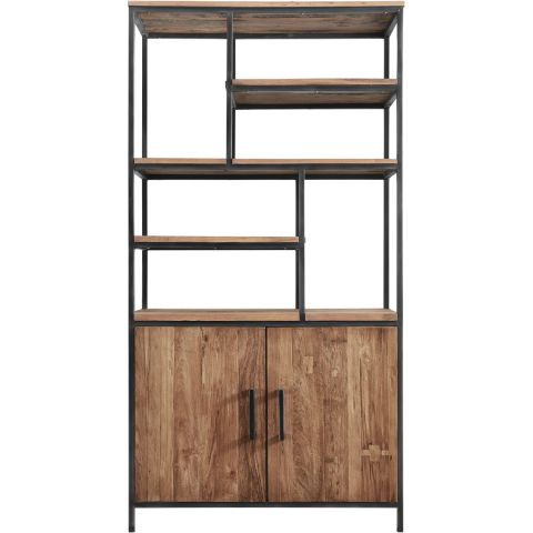 Vakkenkast Romaro (98 Cm) teak mix rough