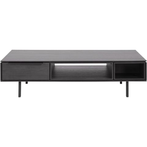 Salontafel Nero 67x135 cm rond noir