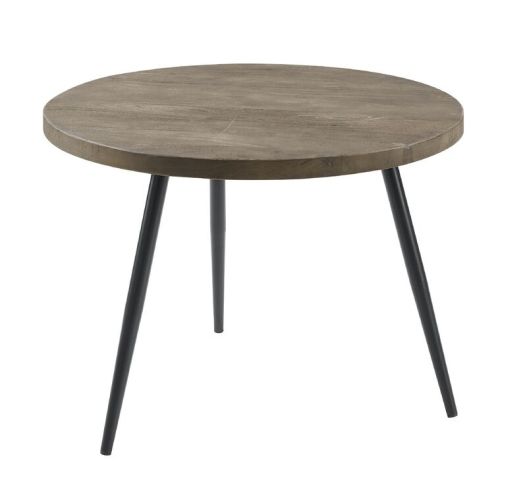 Bijzettafel Fidanza rond 60 mango grijs