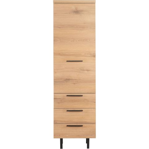 Opbergkast Paranno 197x055x42 cm bruin