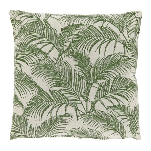 Sierkussen Canosa groen met palmboomtakken