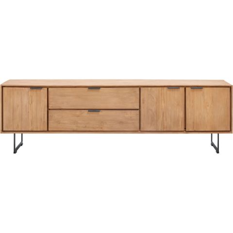Tv-meubel Aska (195 Cm) teak naturel brushed