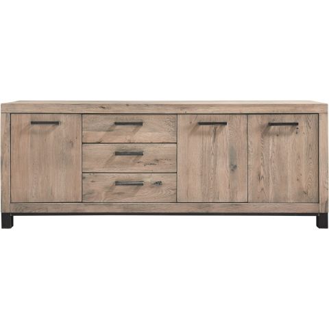 Dressoir Hevano (207 cm) eikenhout moose