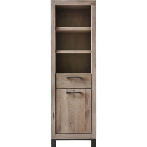 Boekenkast Hevano (57 Cm) eikenhout moose