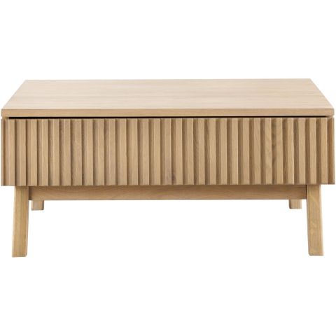 Salontafel Arrosto eikenhout 90x90 cm vierkant light roast