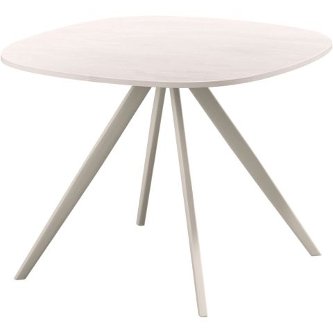 Salontafel Fitura keramiek 60x60 cm vierkant wit