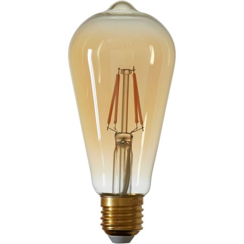 E27 Ledlamp Luce amber 4 Watt 6,4 cm hoekig