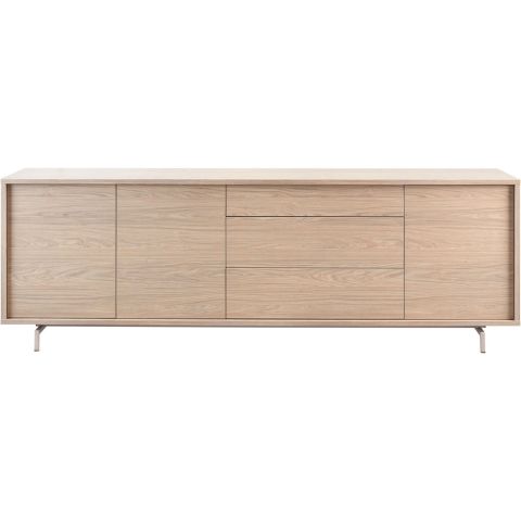 Dressoir Famosa 76x228x45 cm bruin