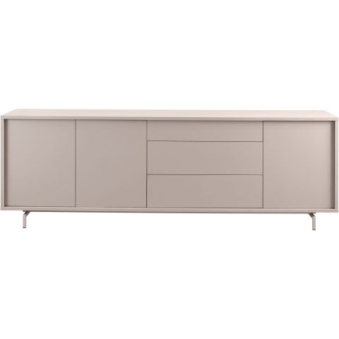 Dressoir Famosa 76x228x45 cm grijs