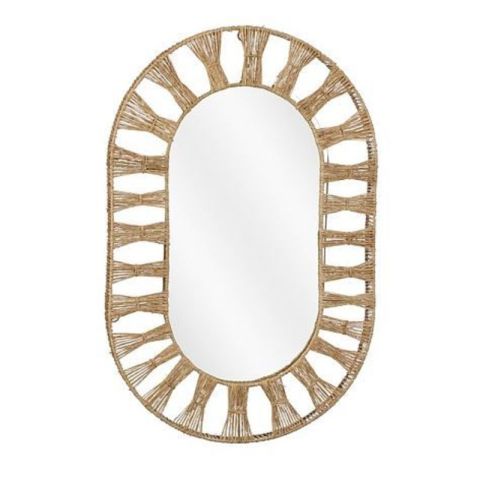 Spiegel Capolago ovaal 70x47 cm M lichtbruin