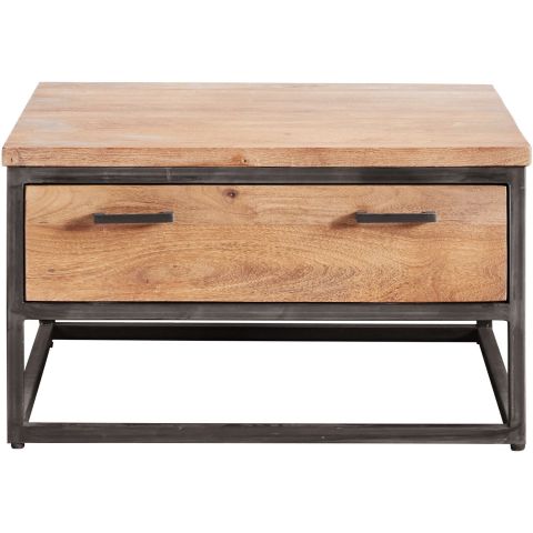 Salontafel Mesola 75x75 cm vierkant mango natural