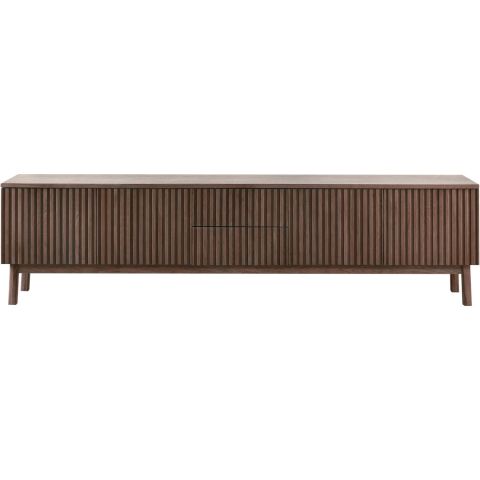 TV-meubel Arrosto eikenhout 58x225x40 cm Dark Roast