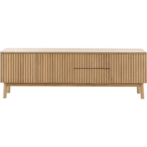TV-meubel Arrosto eikenhout 58x180x40 cm light roast